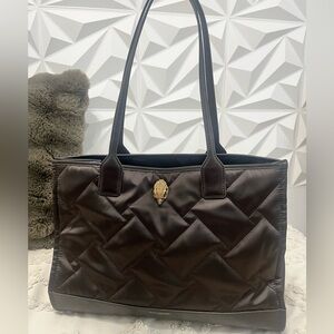 Kurt Geiger Black Quilted Tote